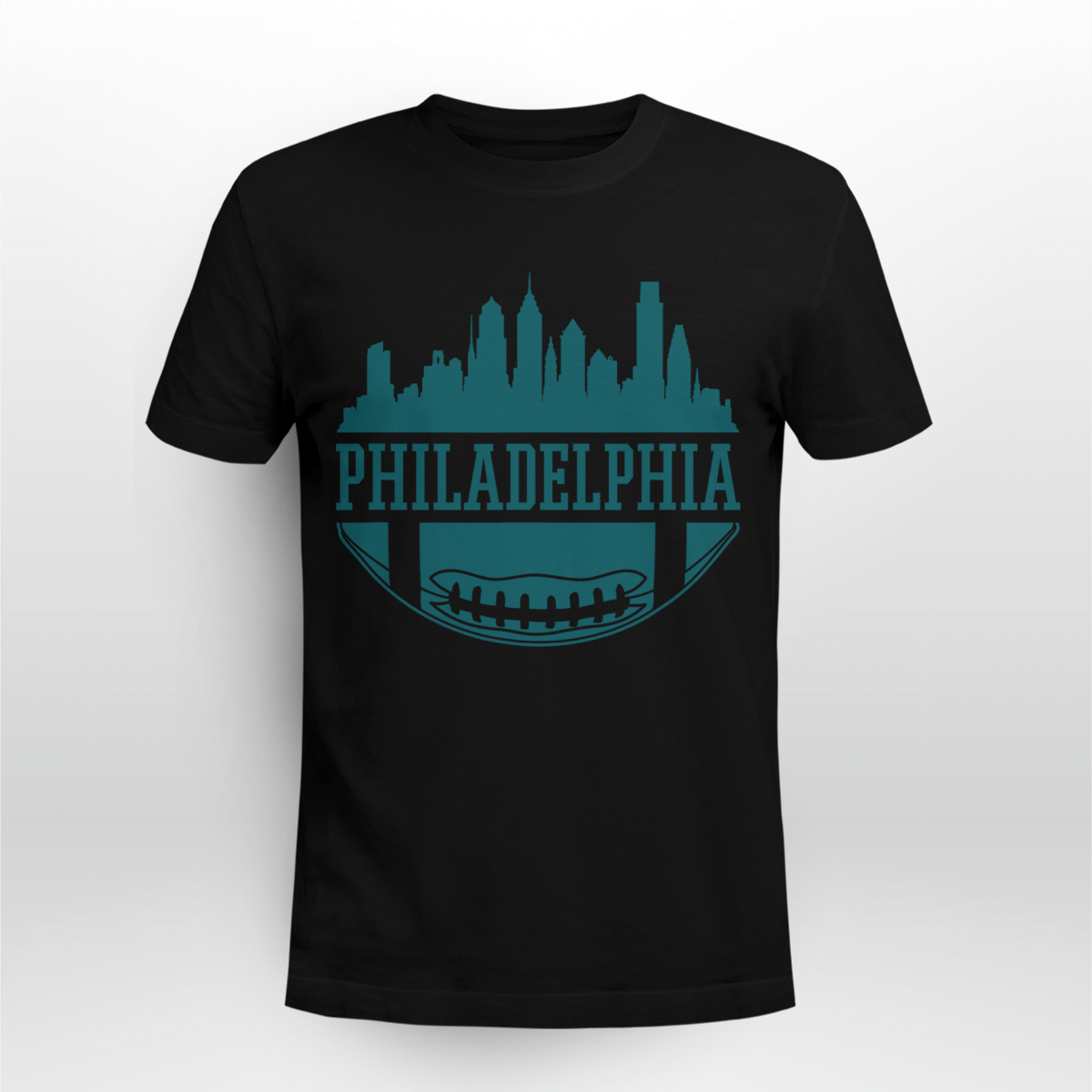 Philadelphia Football Vintage Philly Skyline Eagle Shirt