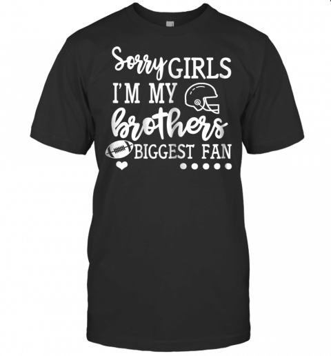 Football Sister Biggest Fan Shirt Football Sister Shirt