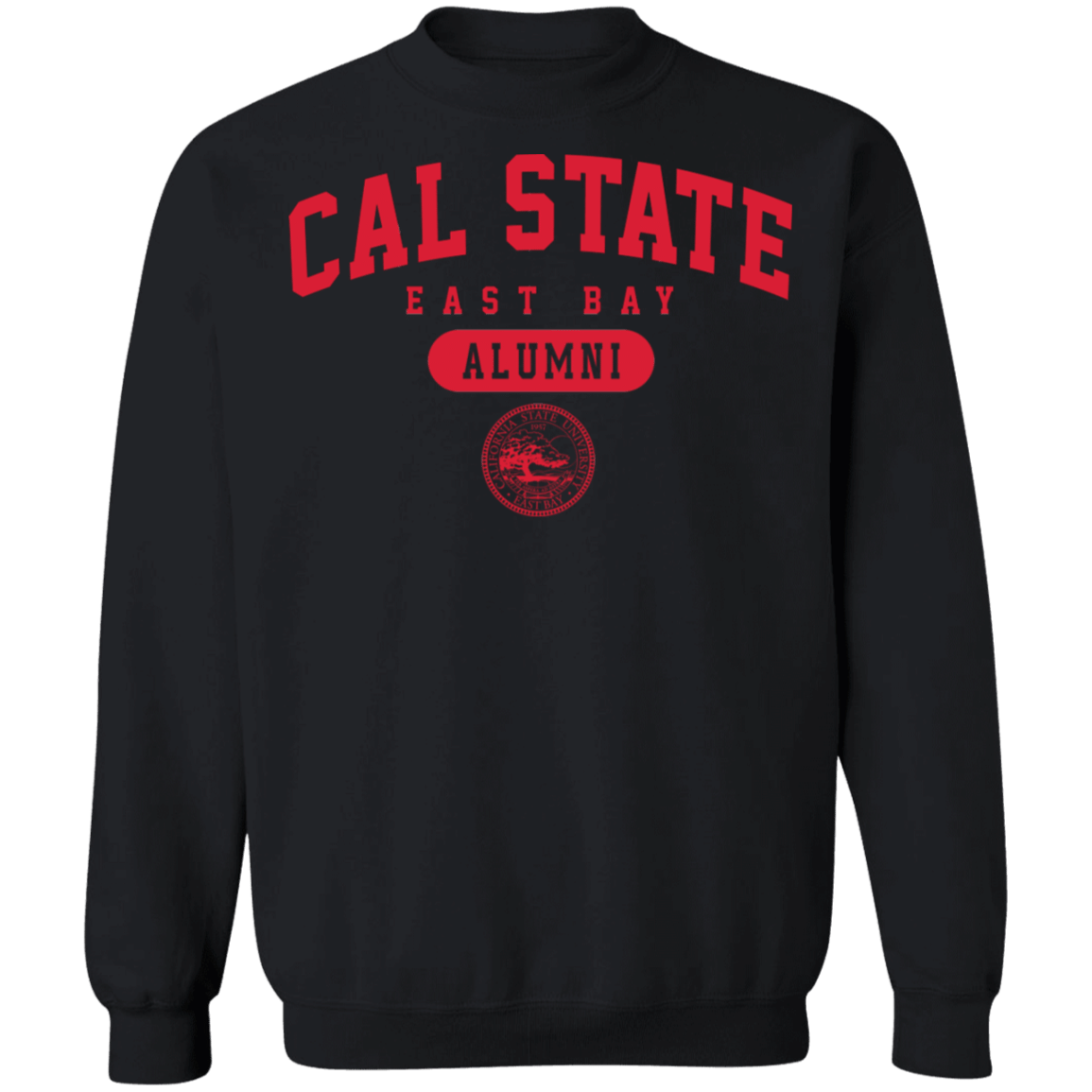 California State University East Bay Pioneers Alumni Red Sweatshirt