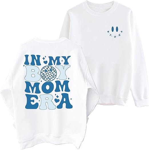 In My Boy Mom Era Sweatshirt, In My Mom Era Sweatshirt, Mama Sweatshirt, Mom Sweatshirt, Gift For Her, Gift For Mom