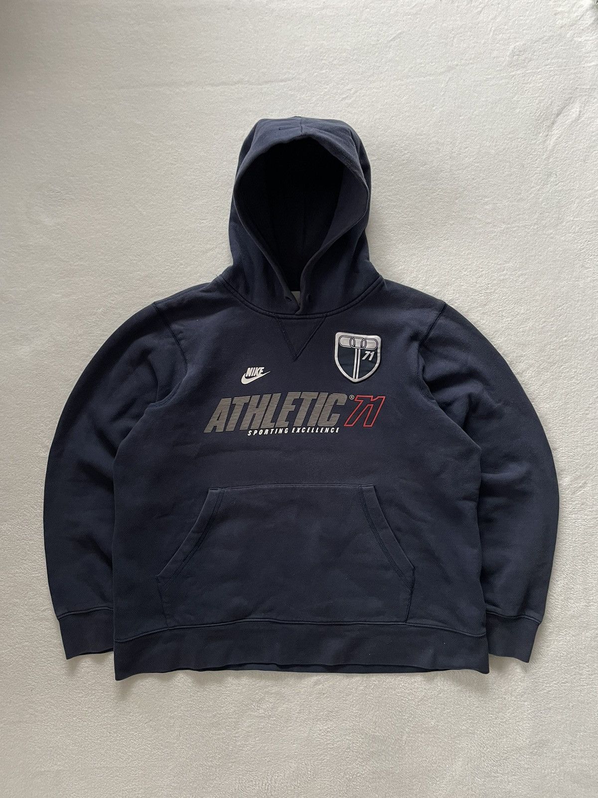 NIKE ATHLETIC 71 SUNFADED SPELLOUT SWOOSH Y2K 90s HOODIE, Shirt Outfit, Gift For Men, For Women