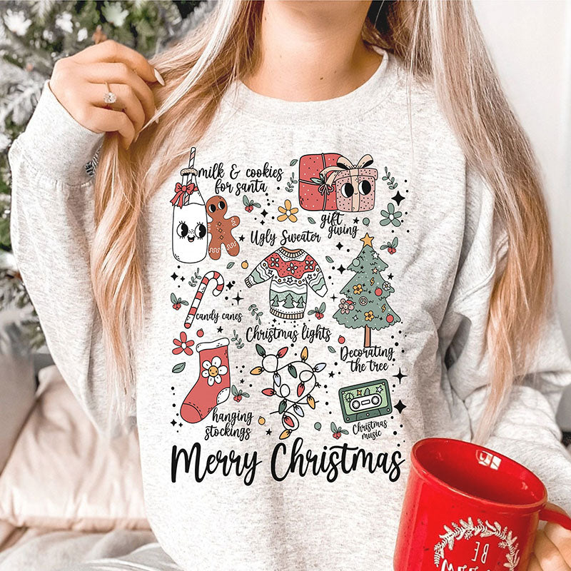 Santa Claus Christmas Retro Sweatshirt