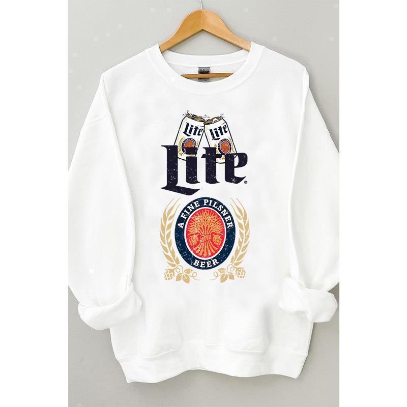 Miller Lite Logo Sweaatshirt, Miller Lite Sweater – For Him And Her