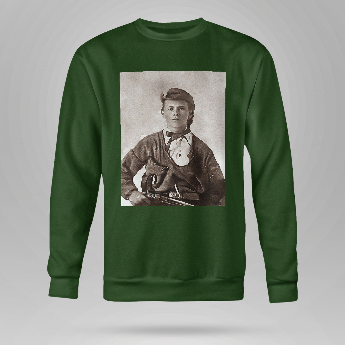 Jesse James Notorious Gangsters Crewneck Sweatshirt