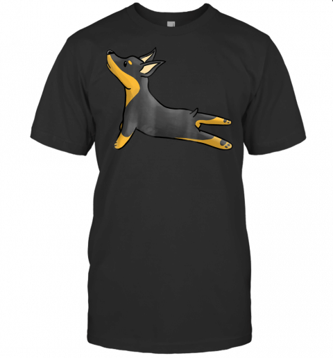 Miniature Pinscher Yoga Pose Shirt Funny Dog Gift T Shirt