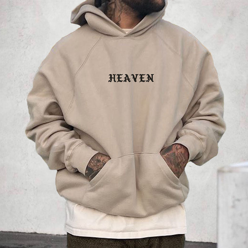 Men’S Faith ‘Heaven’ Print Casual Pullover Sweatshirt