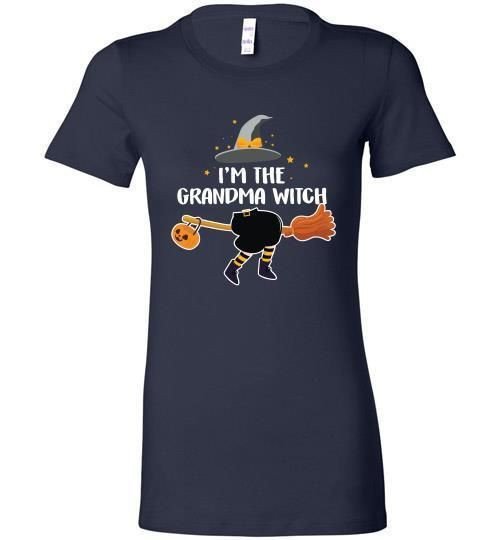 Im The Grandma Witch Halloween Matching Group Costume Bella Ladies Tee