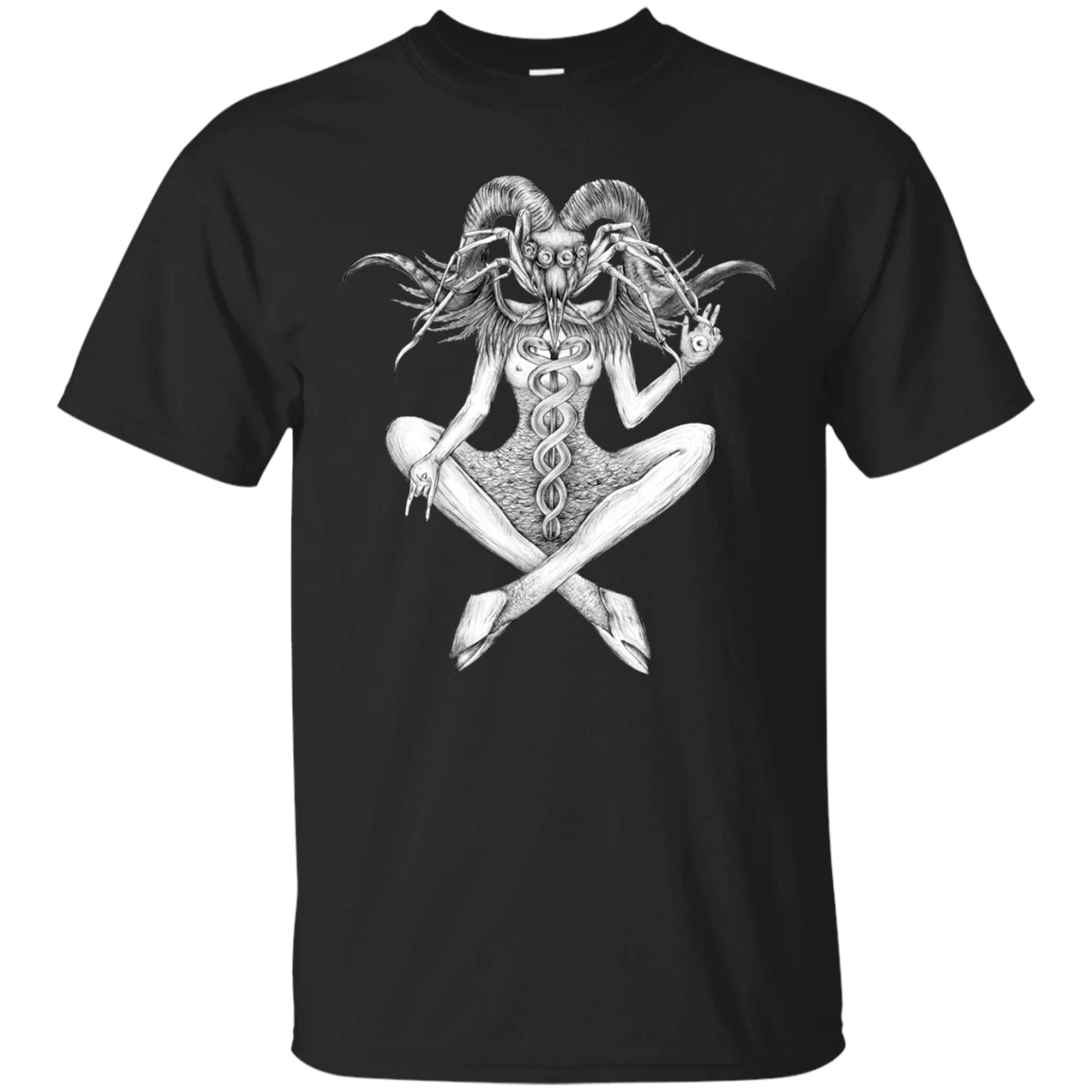 Baphomet – Baphomet Lunar Arachnid T Shirt & Hoodie