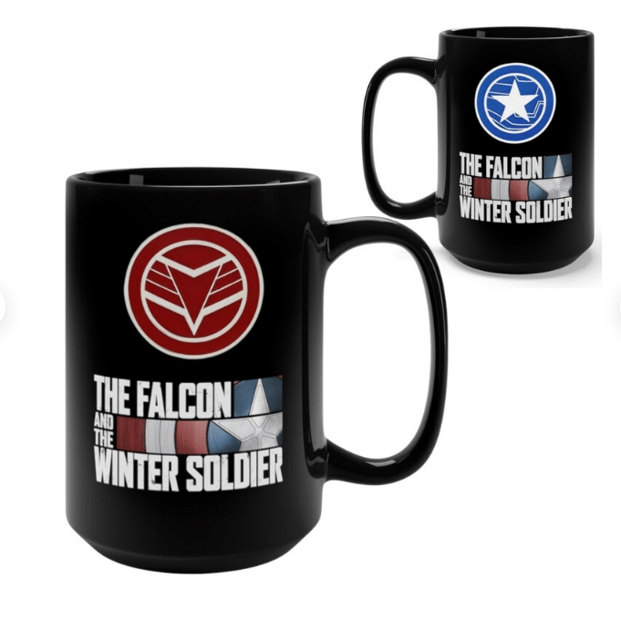 Falcon And Winter Soldier Mug, The Falcon, The Winter Soldier  Black Mug