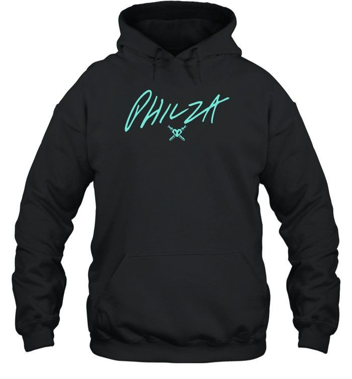 Ph1Lza Embroidered Signature Midweight Hooded Sweatshirt