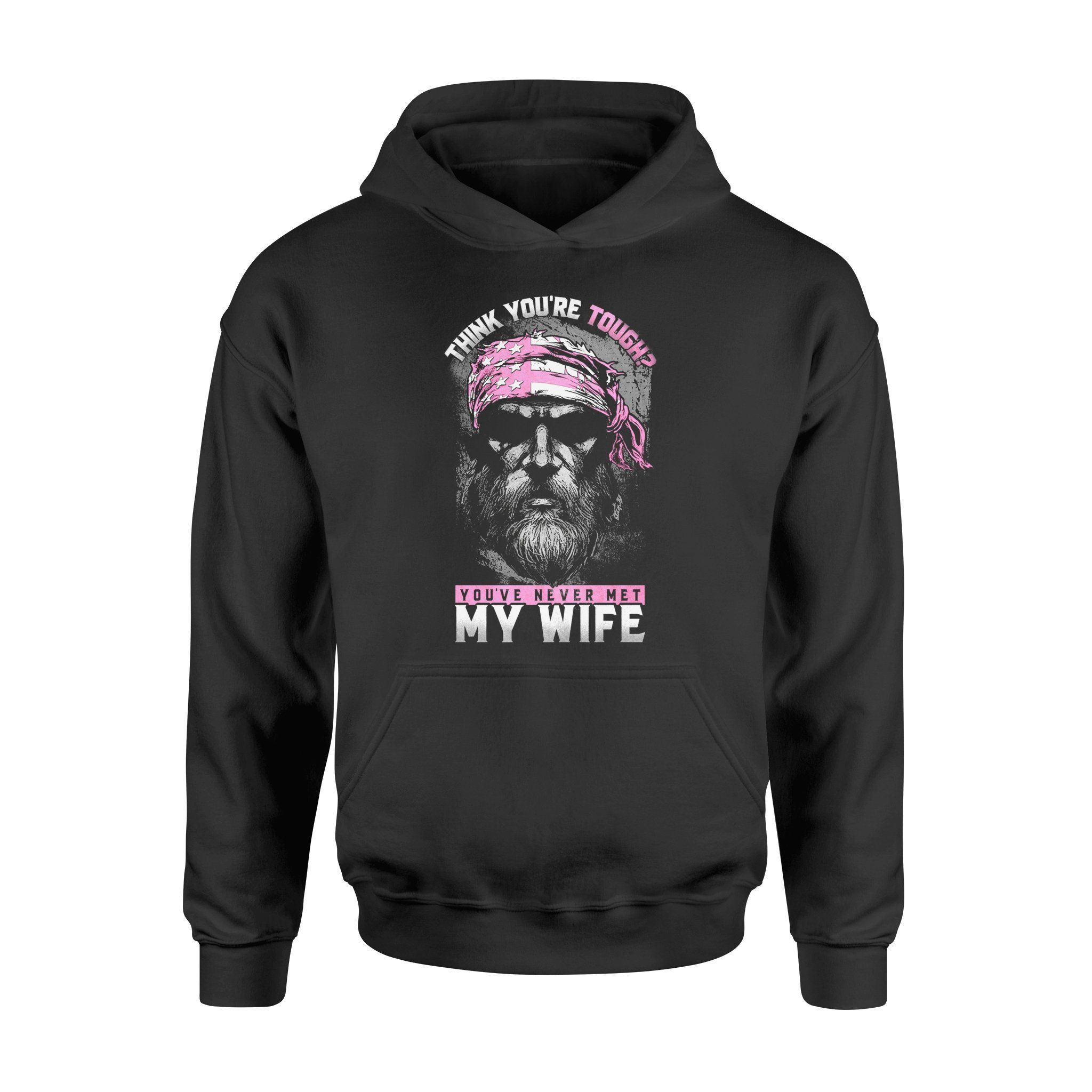 Old Man Club – Breast Cancer Awarenes T-Shirt – Standard Hoodie