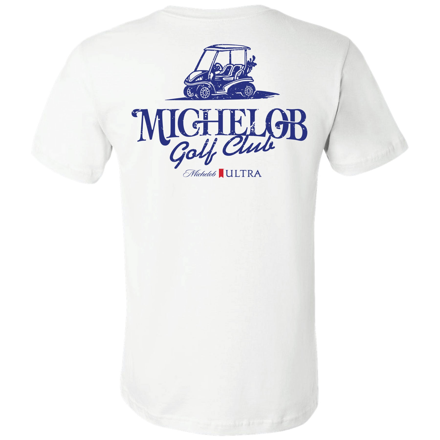 Michelob Ultra – Golf Cart/Golf Club Shirt – 2-Sided for Menswear Top