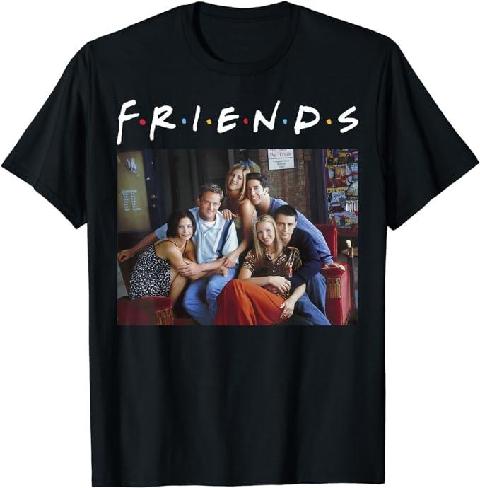 Friends Classic Logo Group Portrait T-Shirt