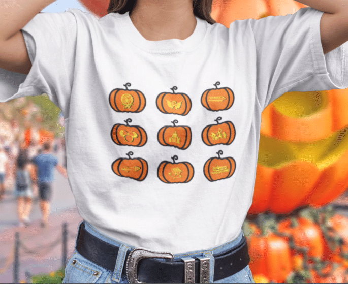 Halloween In The Parks Pumpkin T-Shirt