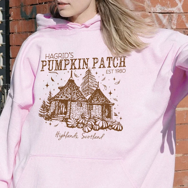 Hagrid’S Pumpkin Patch Wizard Crewneck Hoodie