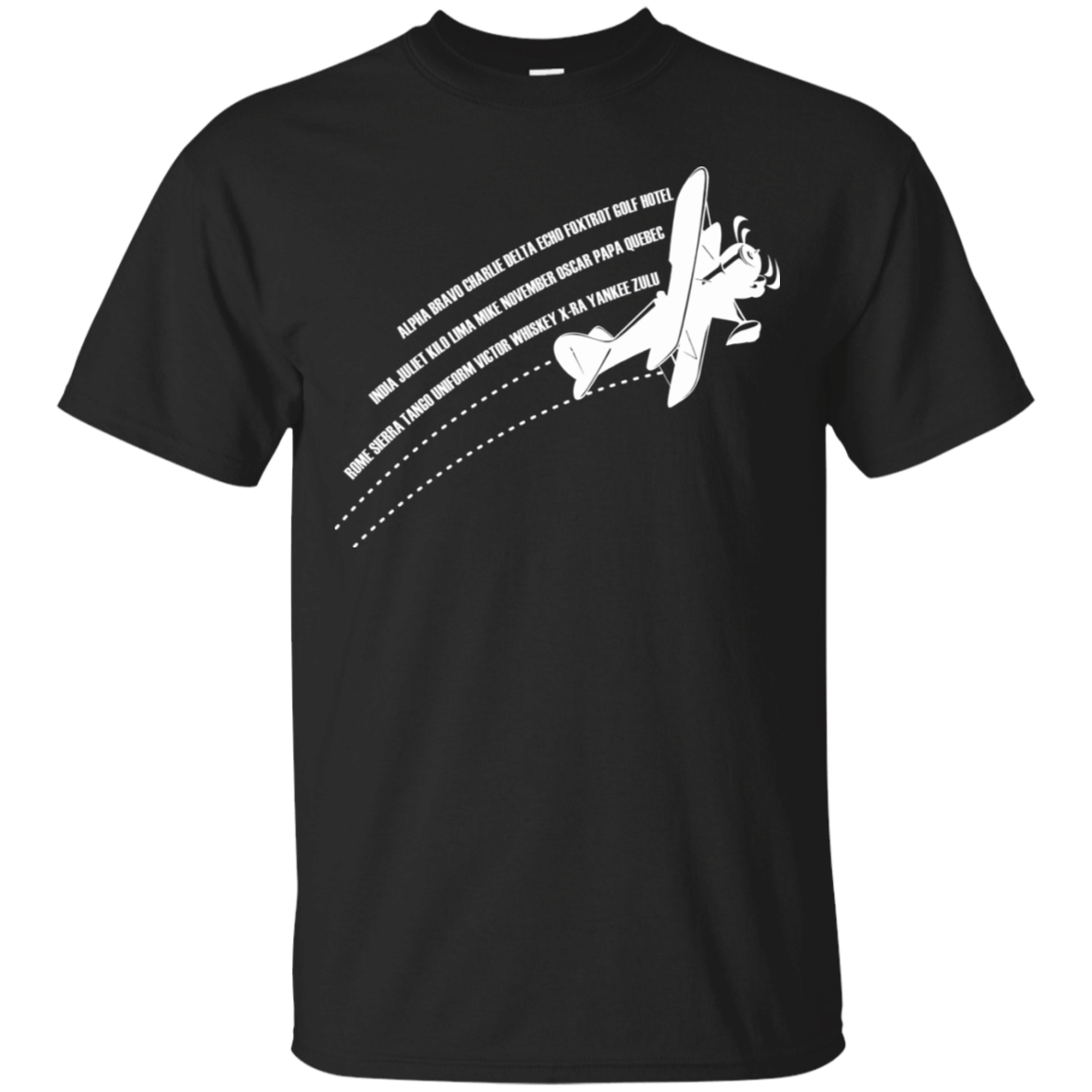 Phonetic Alphabet T Shirt Pilot Airplane Shirt