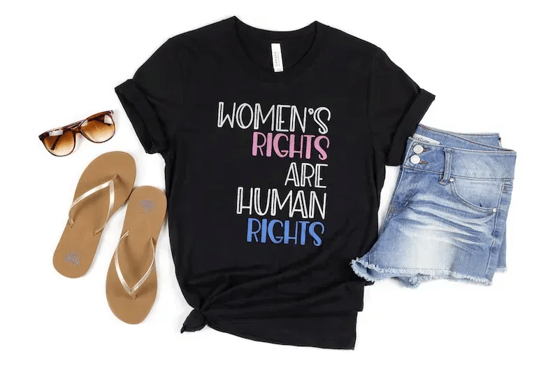 Womens Rights Shirt – Pro Choice Tshirt – Women’S Rights Are Human Rights – Feminist Shirt – Feminism Protest Shirt – Abortion Rights Tshirt