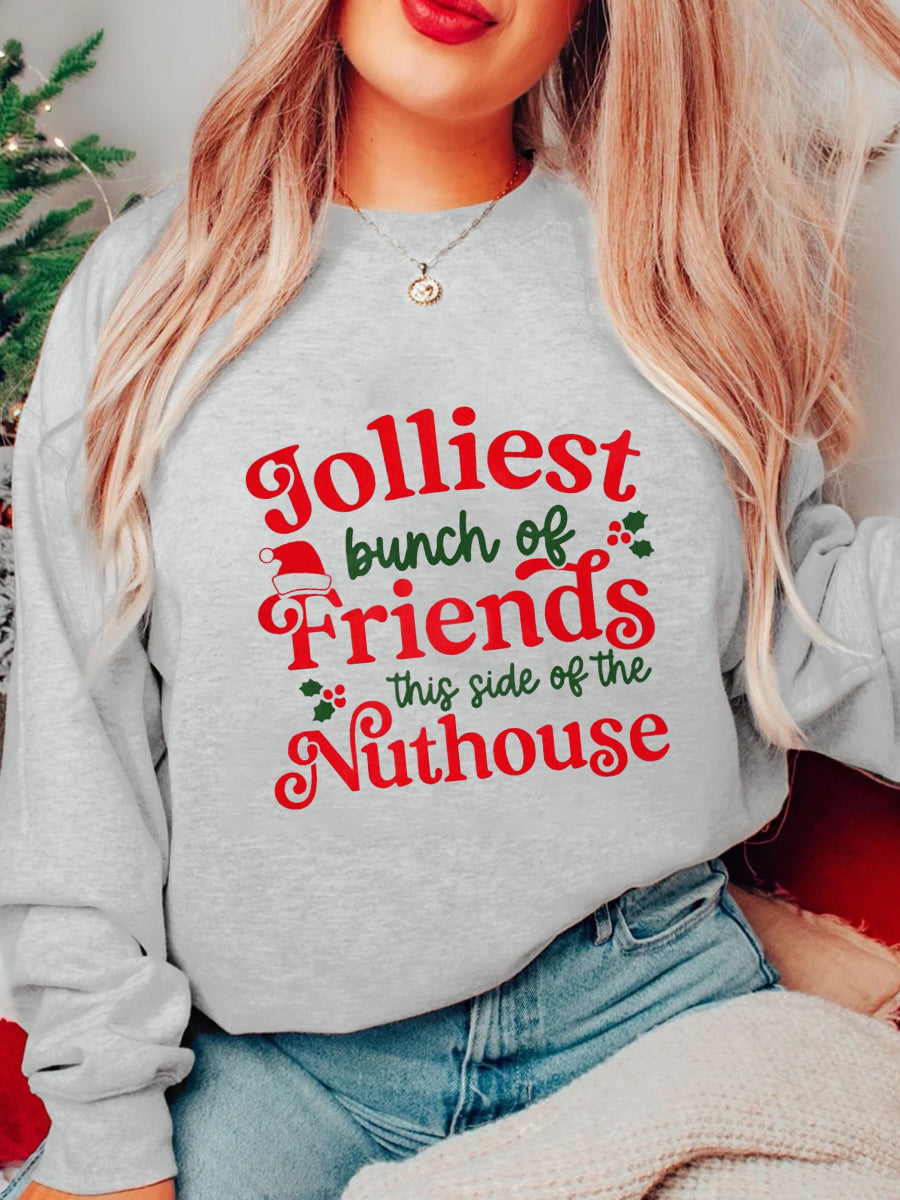 Jolliest Bunch Of Assholes Christmas Sweatshirt