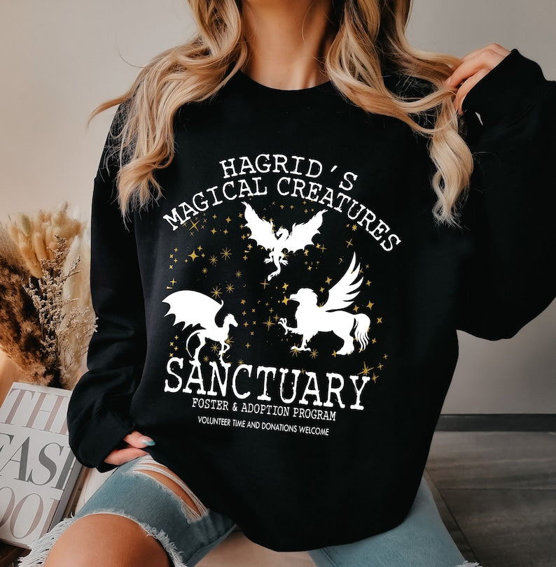 Hagrid’S Magical Creatures Hippogriff Graphic Sweatshirt