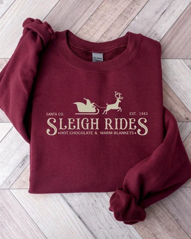 Sleight Rides Sweater, Christmas Vacation Sweatshirt