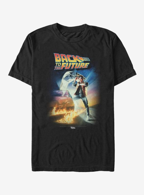 Back to the Future Poster T-shirt