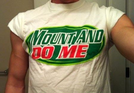 Mount and Do Me Parody Green T-Shirt