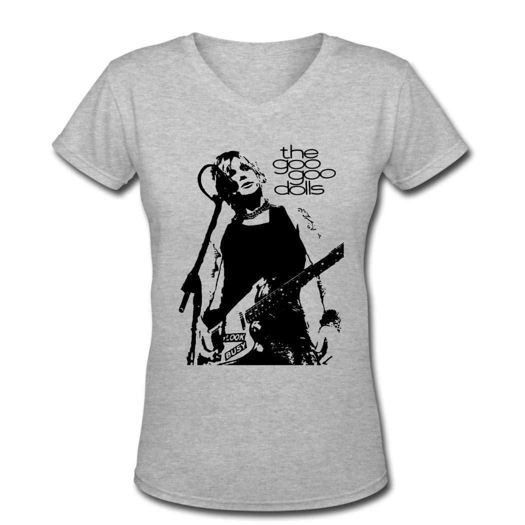 Shop Gruru Goo Goo Dolls Singer 2016 Women’S V Neck T Shirt Slmen/Sl Women/