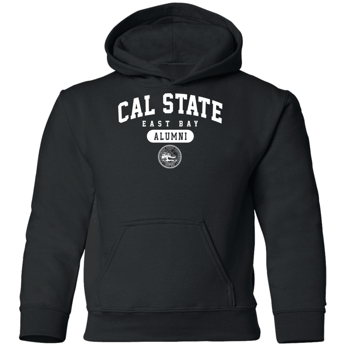 California State University East Bay Pioneers Alumni White Youth Hoodie