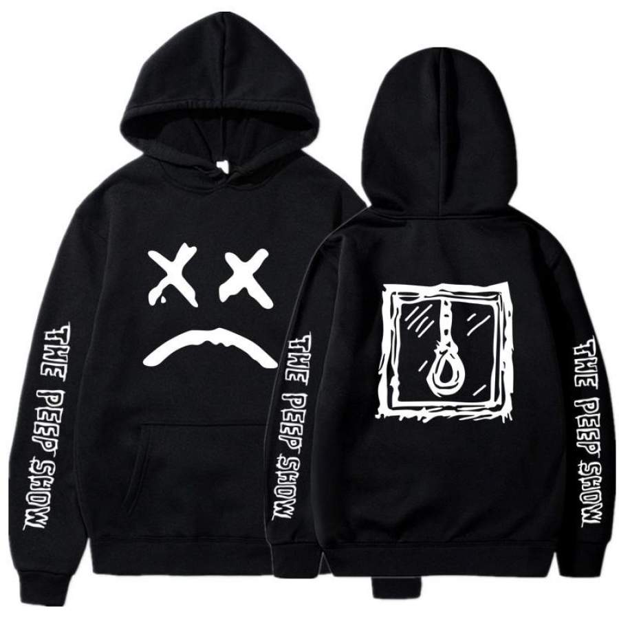 Lil Peep Black Hoodies Lil Peep Rapper Cry Baby Sweatshirts