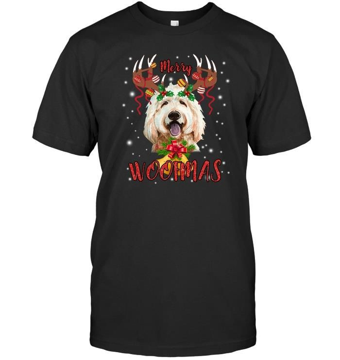 Merry Woofmas Funny Doodle Moose Dog Lovers Christmas Noel Xmas Holidays Shirts