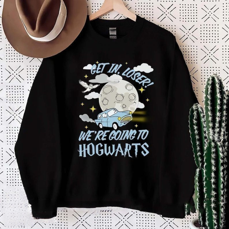 Wizard Flying Car Sweatshirt