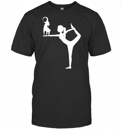 One Leg Stand Yoga Pose With Goat  Goat Yoga Pose T Shirt