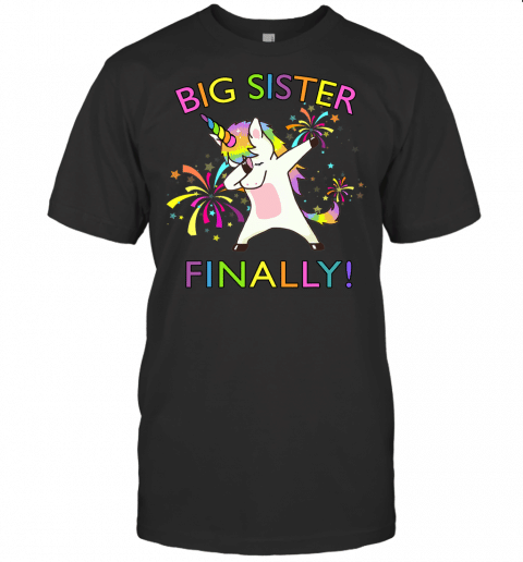 Big Sister Unicorn Dab Dance T Shirt