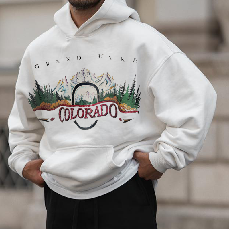 Men’S Oversized Vintage Casual Sweatshirt