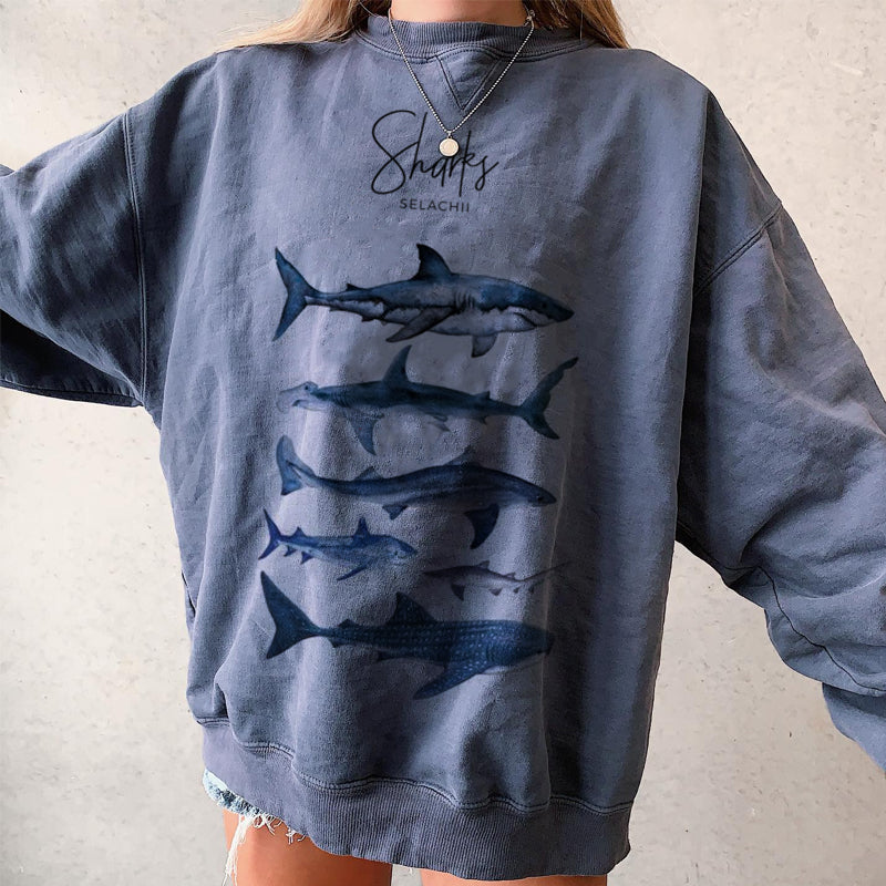 Summer Retro Surf Casual Sweatshirt