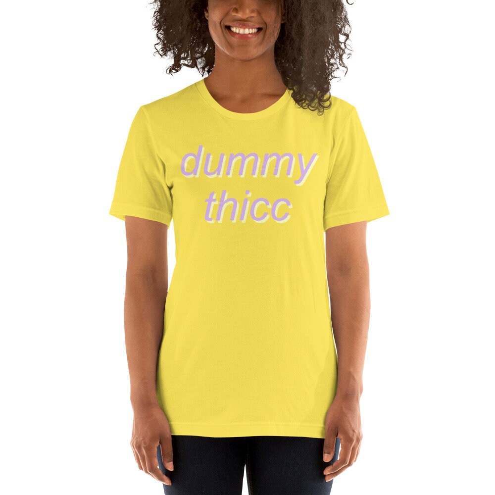 Dummy Thicc – Aesthetic, Body Positivity, Meme T-Shirt