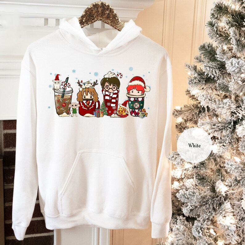 Harry Potter Christmas Coffee Hoodies