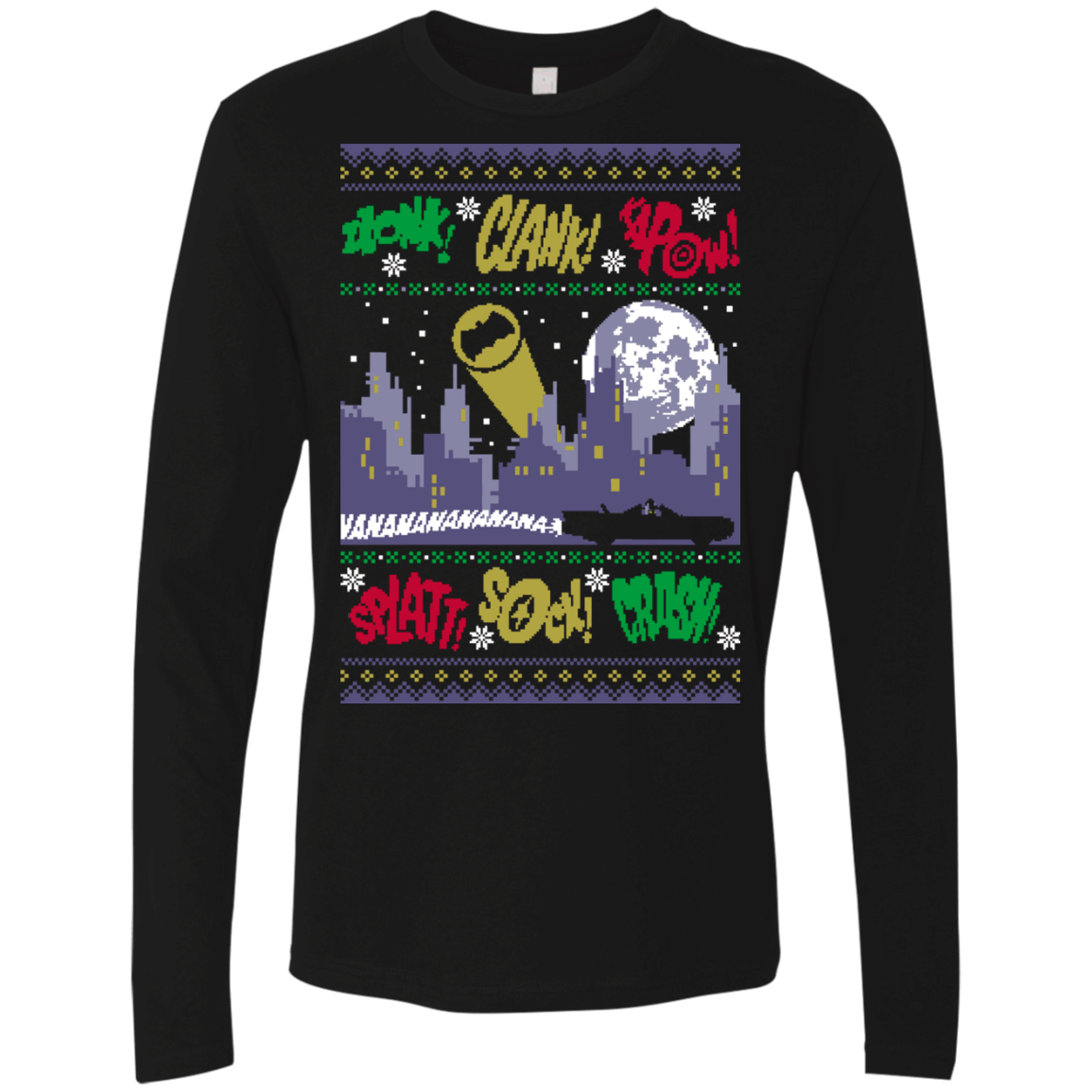 Ugly Batman Mens Premium Long Sleeve