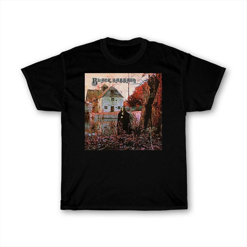 Black Sabbath Self Itled Debut Album Cover Image Black 7414 T-Shirt 1700