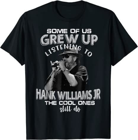 Bocephuss Retro Hank Jr Art Williams Tee Music Design T-Shirt