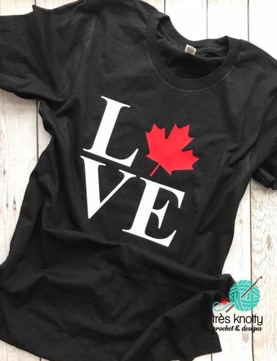 Canada Shirt Canadian Maple Leaf Shirt Love Canada Shirt Canada Day Shirt