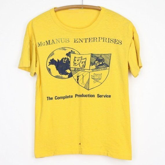 Vintage 1970S The Who Mcmanus Enterprises Crew Shirt