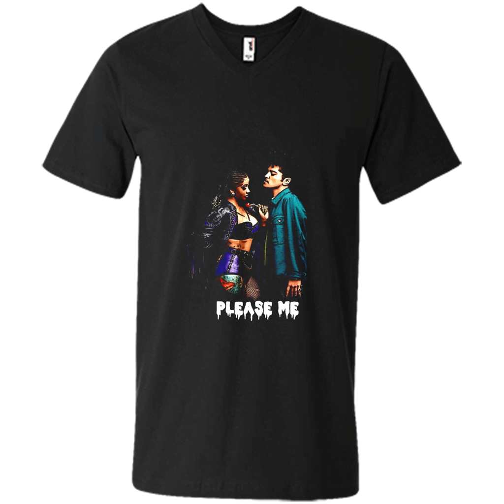 Please Me Shirt Cardi And Bruno Mars – Mens V-Neck