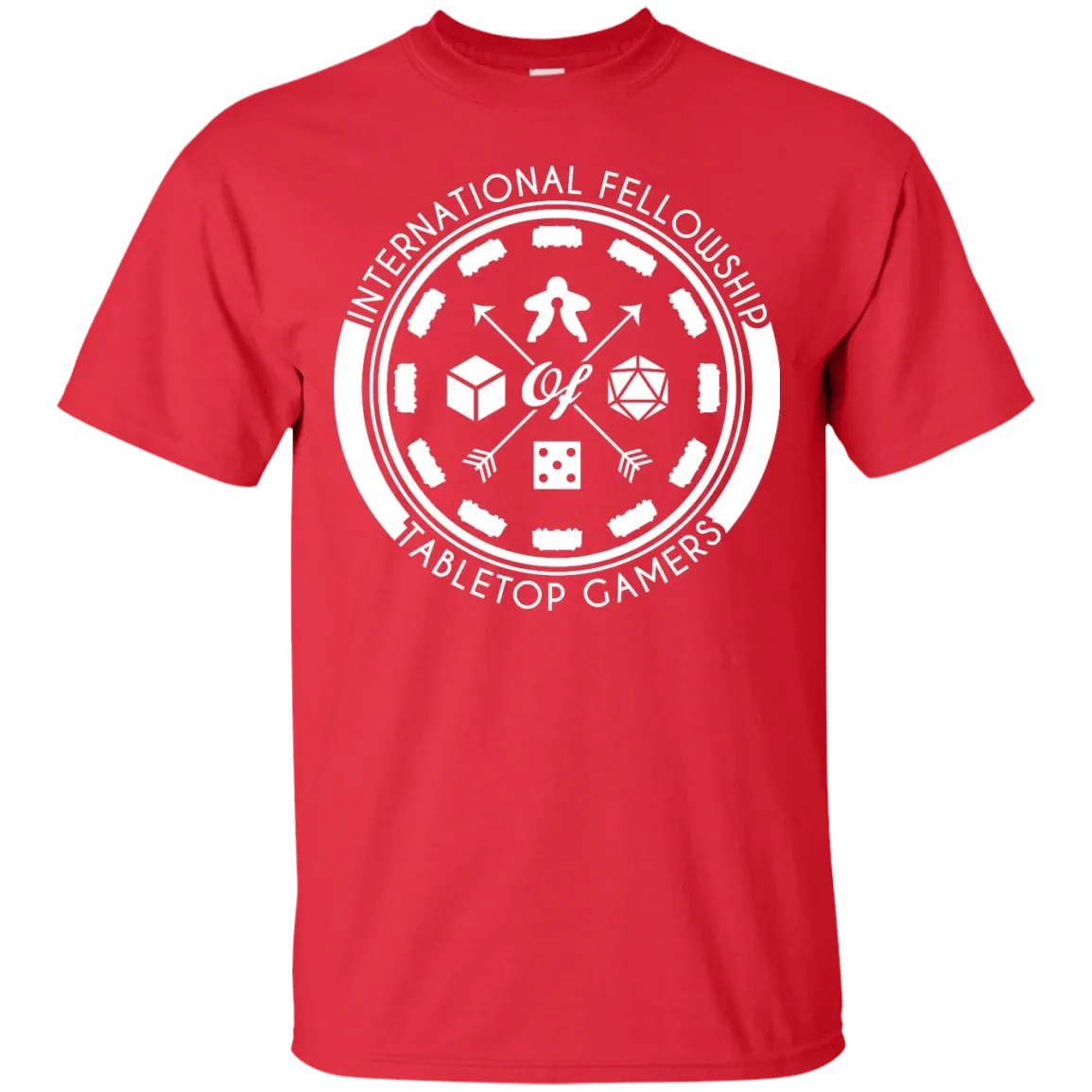 International Fellowship Of Tabletop Gamers (White Logo) T-Shirt