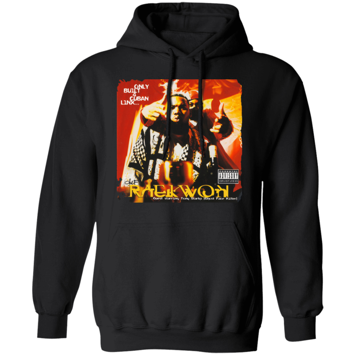 T1541Vz Men’S Only Built 4 Cuban Linx Raekwon Pullover Hoodie