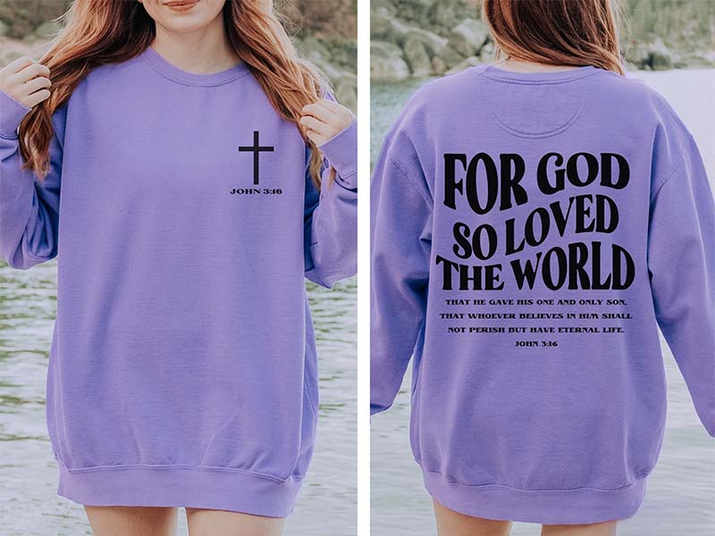 Pullover Faith Crew Neck Sweatshirt