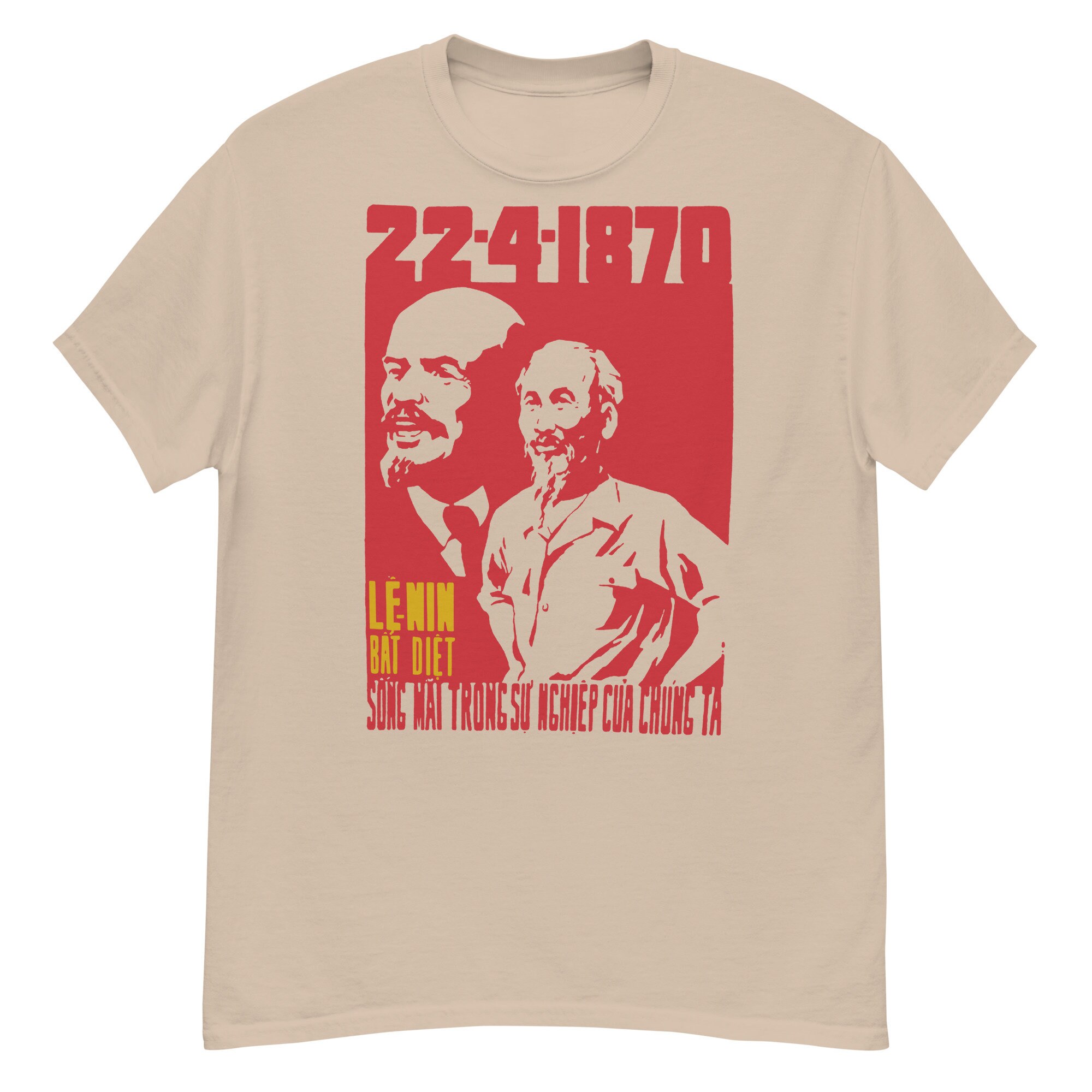 Lenin Lives In Our Lives – Vietnamese Propaganda T-Shirt