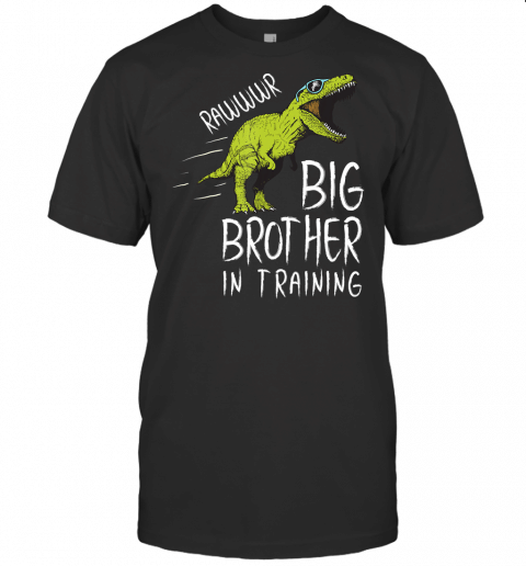 Big Brother In Training Dinosaur Shirts For Boys And Toddler T Shirt