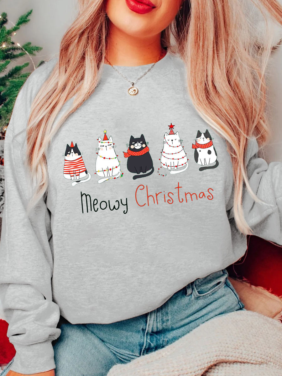 Meowy Christmas Sweatshirt