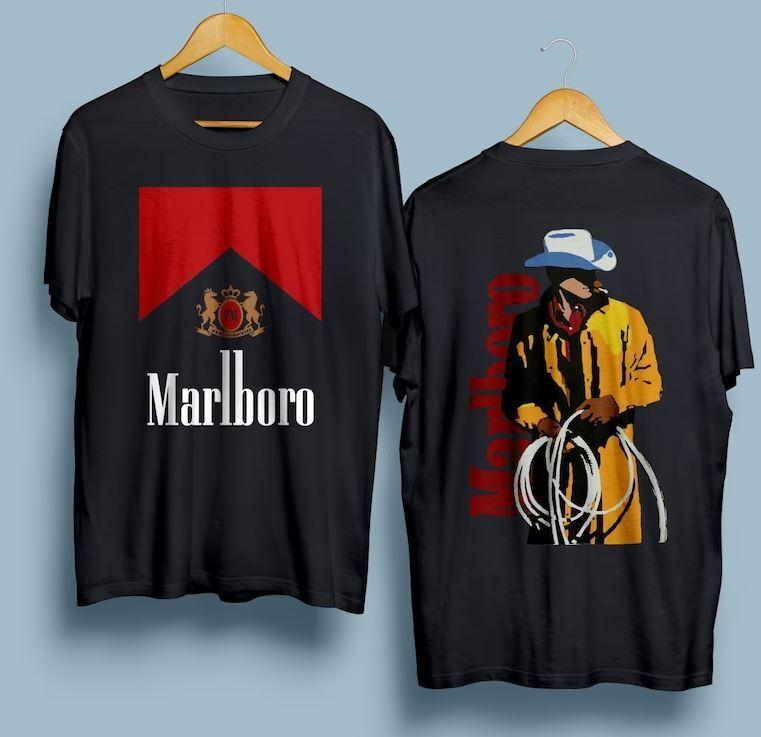 Marlboro shirt, Vintage 90s Marlboro Cowboy T-shirt